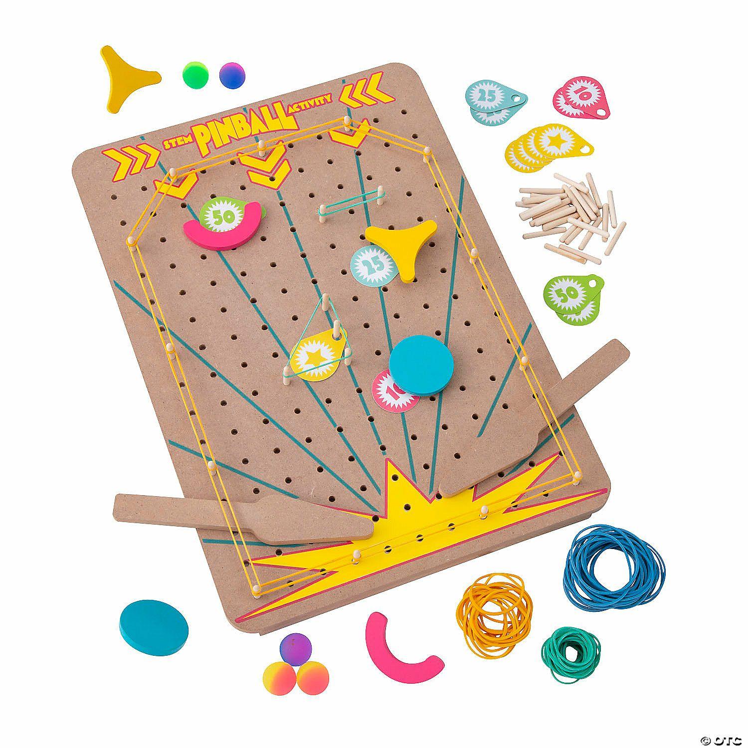 STEM Activities | STEM Pinball Activity Learning Challenge Craft Kit – Makes 1