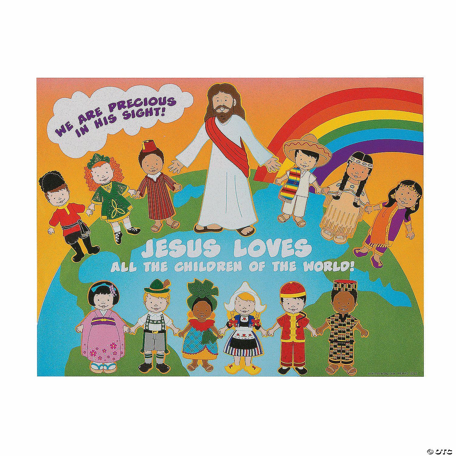 Stickers | Jesus and the Children Sticker Scenes – 24 Pc.