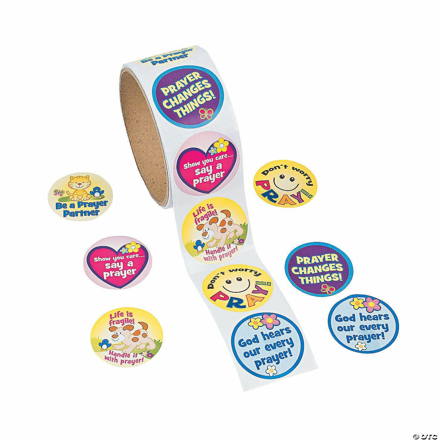 Stickers | Prayer Sticker Roll – 100 Pc.