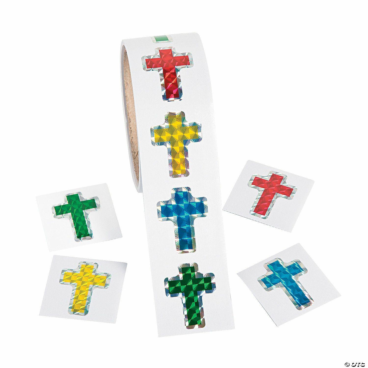 Stickers | Prism Cross Sticker Roll – 100 Pc.