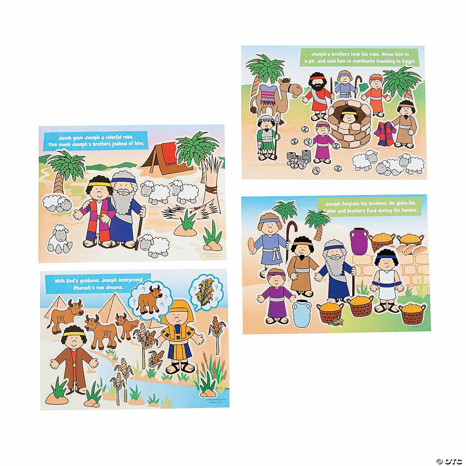 Stickers | Stories of Joseph Mini Sticker Scenes – 48 Pc.