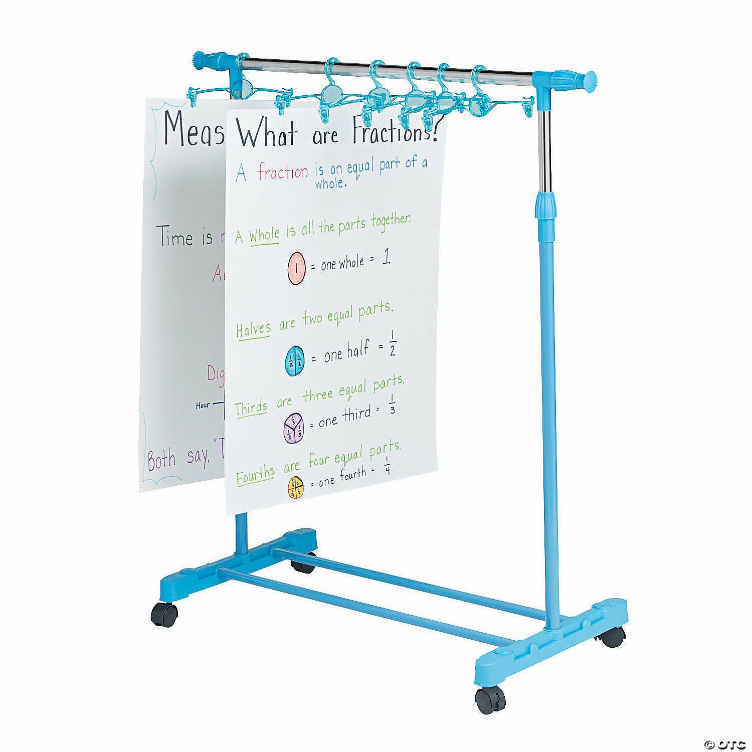 Storage | 35 1/2″ x 41″ Anchor Chart Storage Rack with Hangers – 12 Pc.