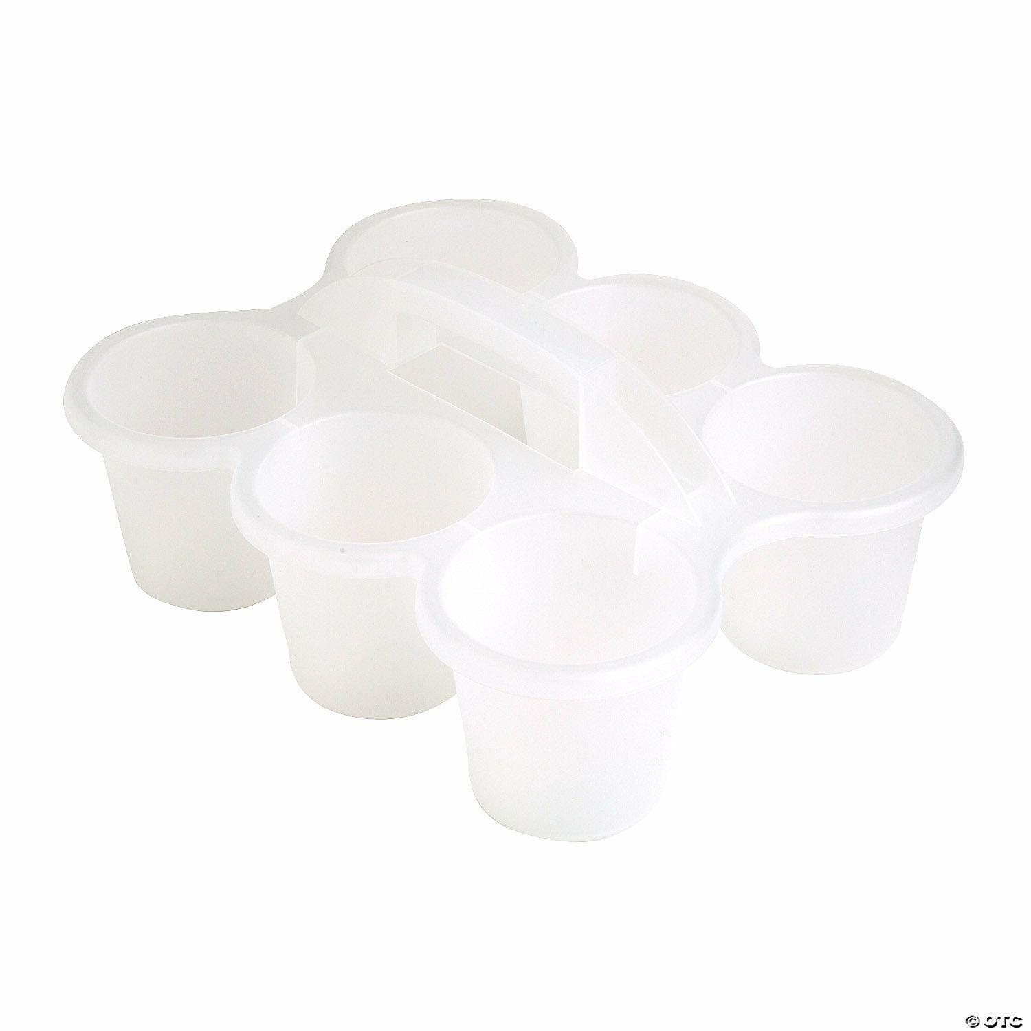 Storage | Clear 6-Cup Storage Caddies – 6 Pc.