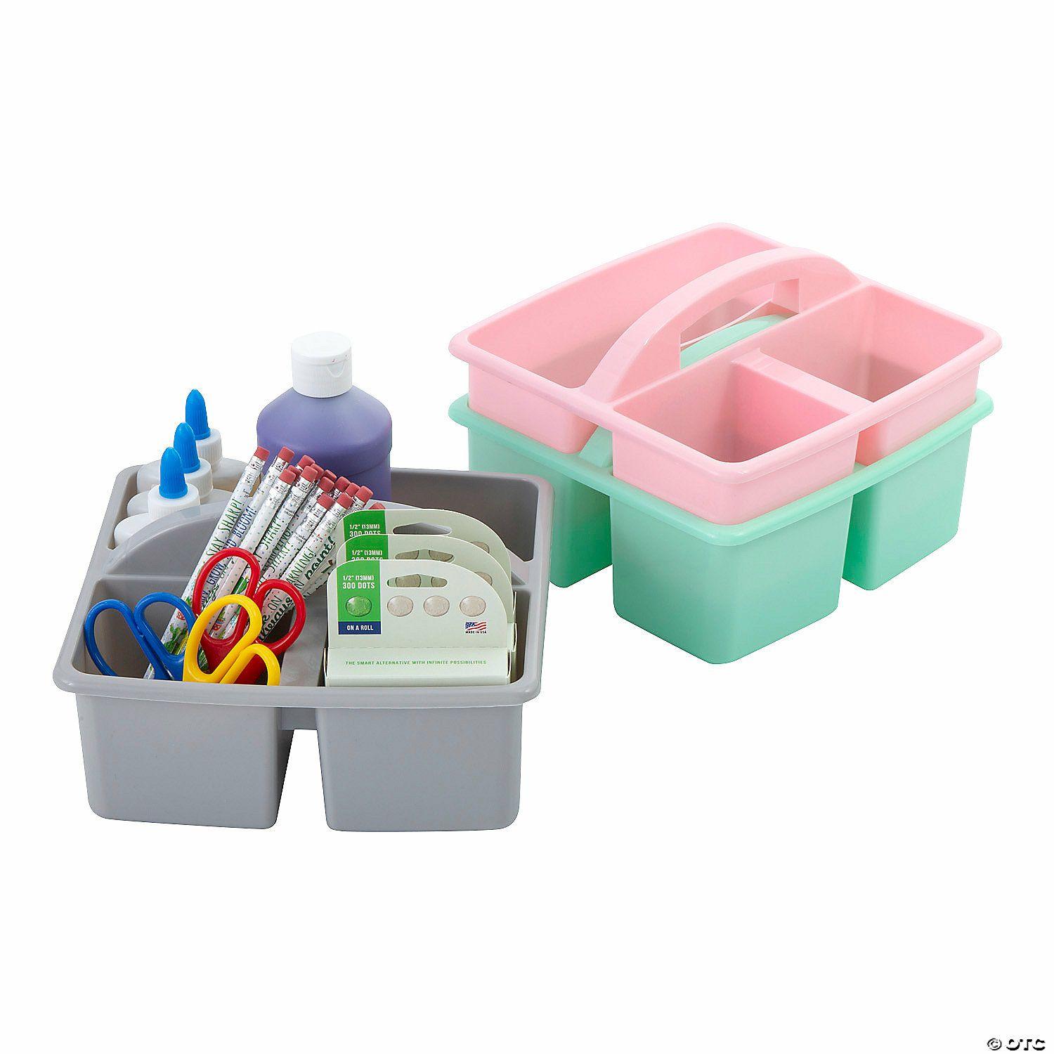 Storage | Compartment Pastel Classroom Storage Caddies – 6 Pc.