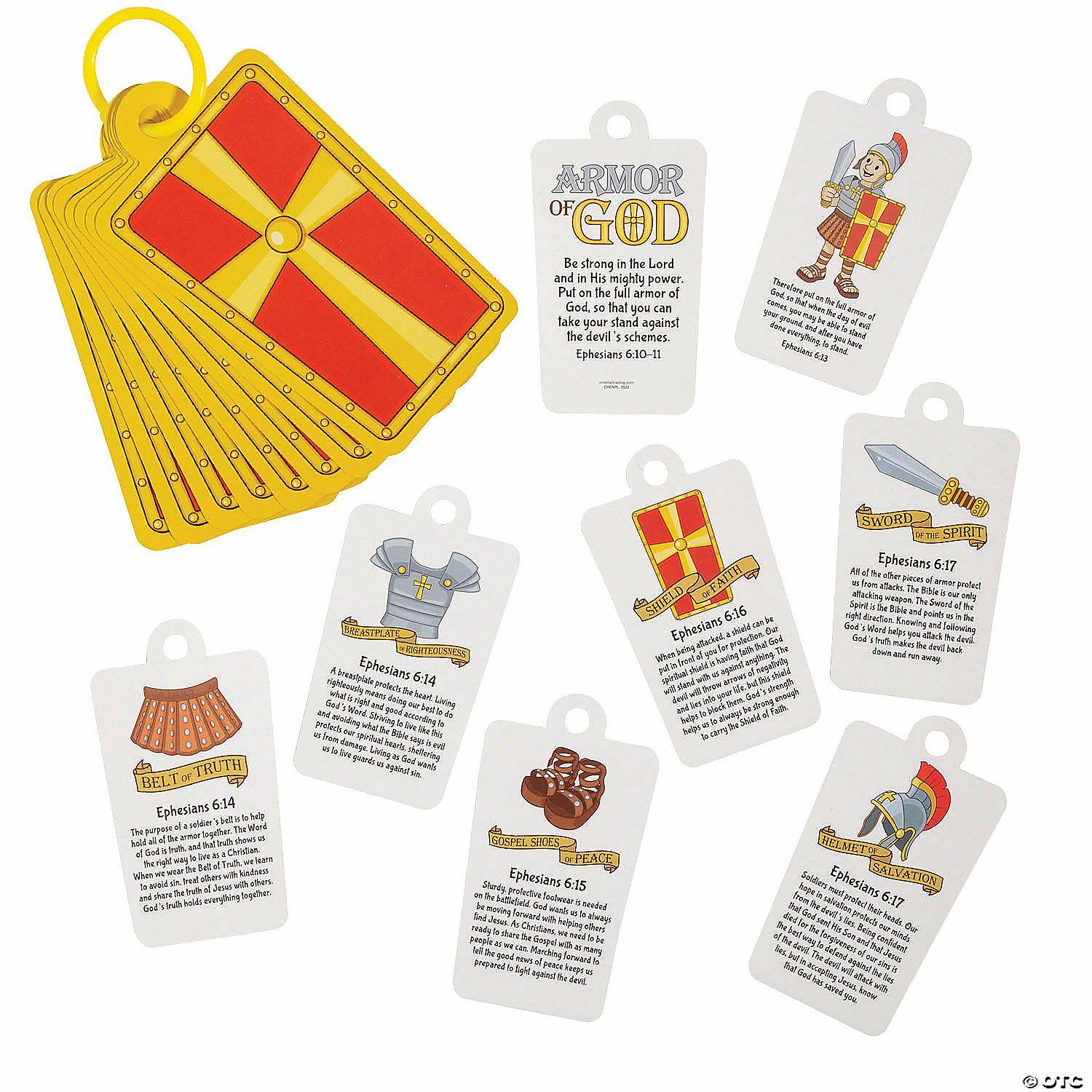 Teacher Supplies | Armor of God Activity Rings – 12 Pc.