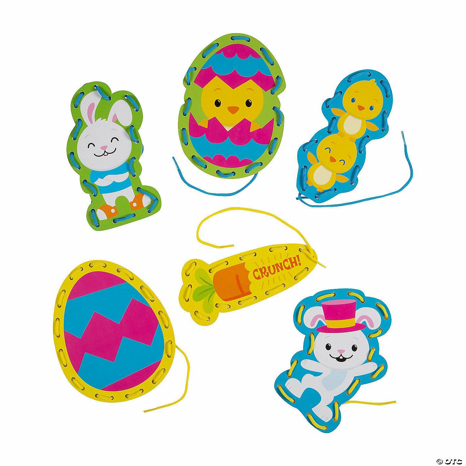 Teacher Supplies | Easter Lacing Cards – 24 Pc.