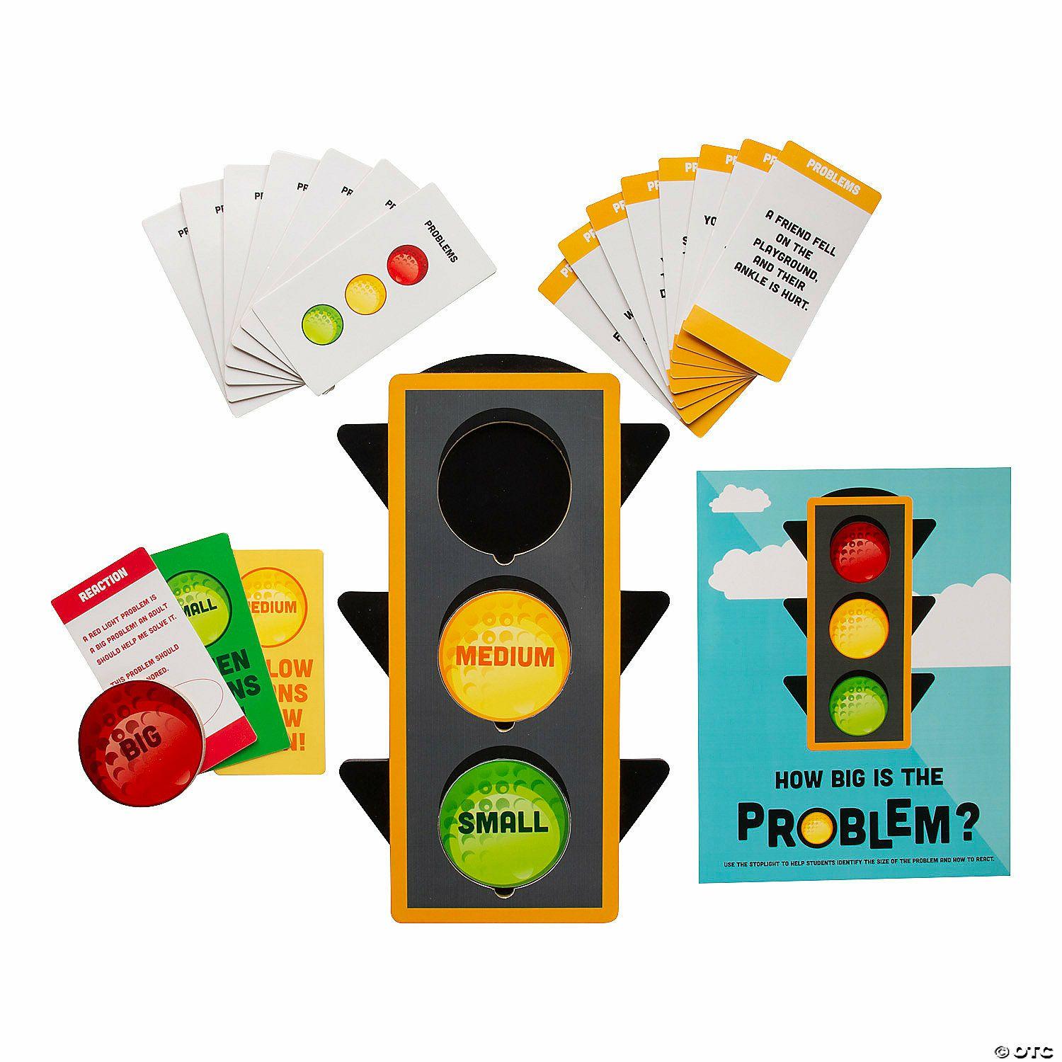 Teacher Supplies | Social Emotional Learning Problem Solving Stop Light Activities – 23 Pc.