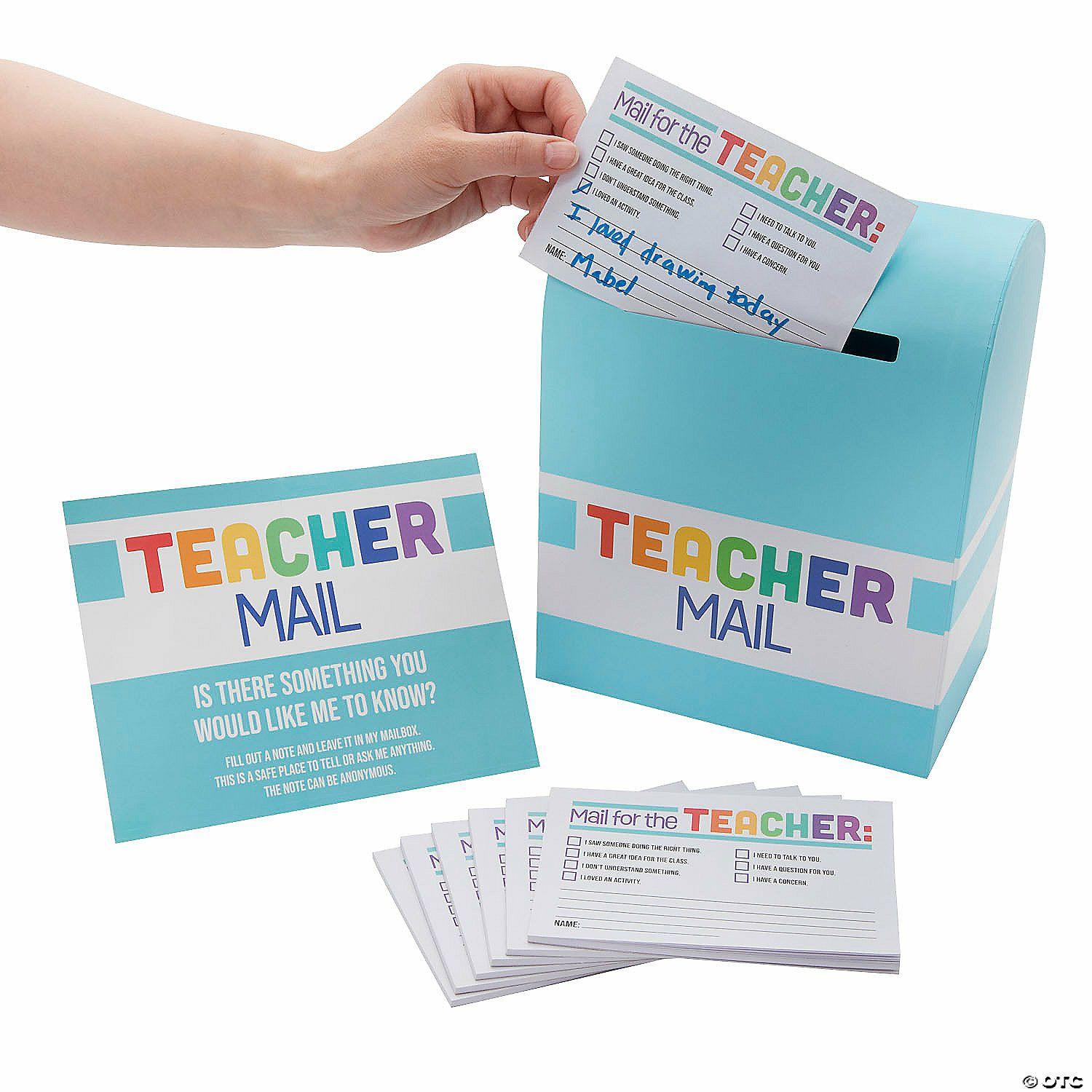 Teacher Supplies | Social Emotional Learning Teacher Mailbox – 8 pc.