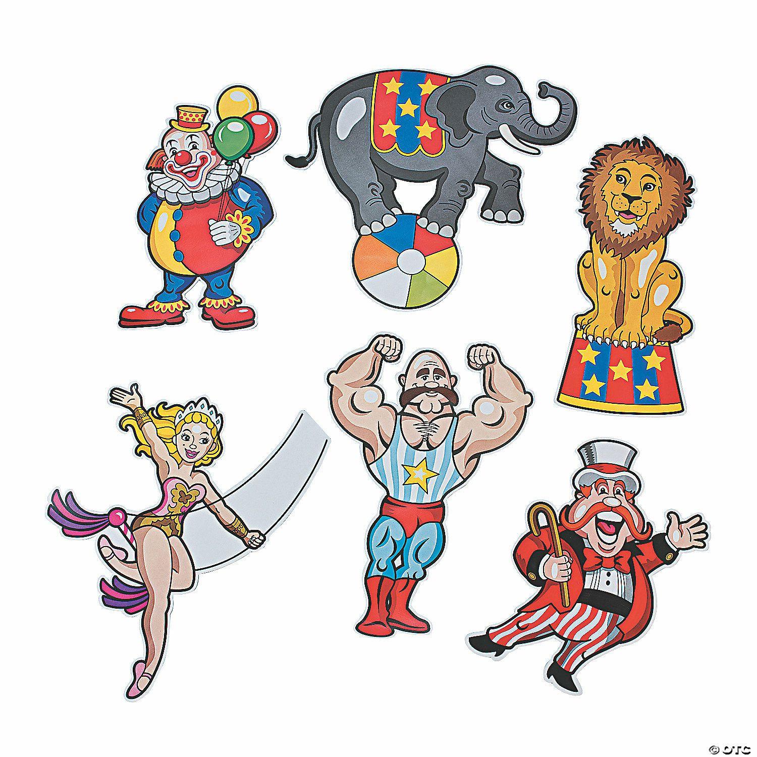 Wall Decorations | Carnival Wall Decorations – 12 Pc.