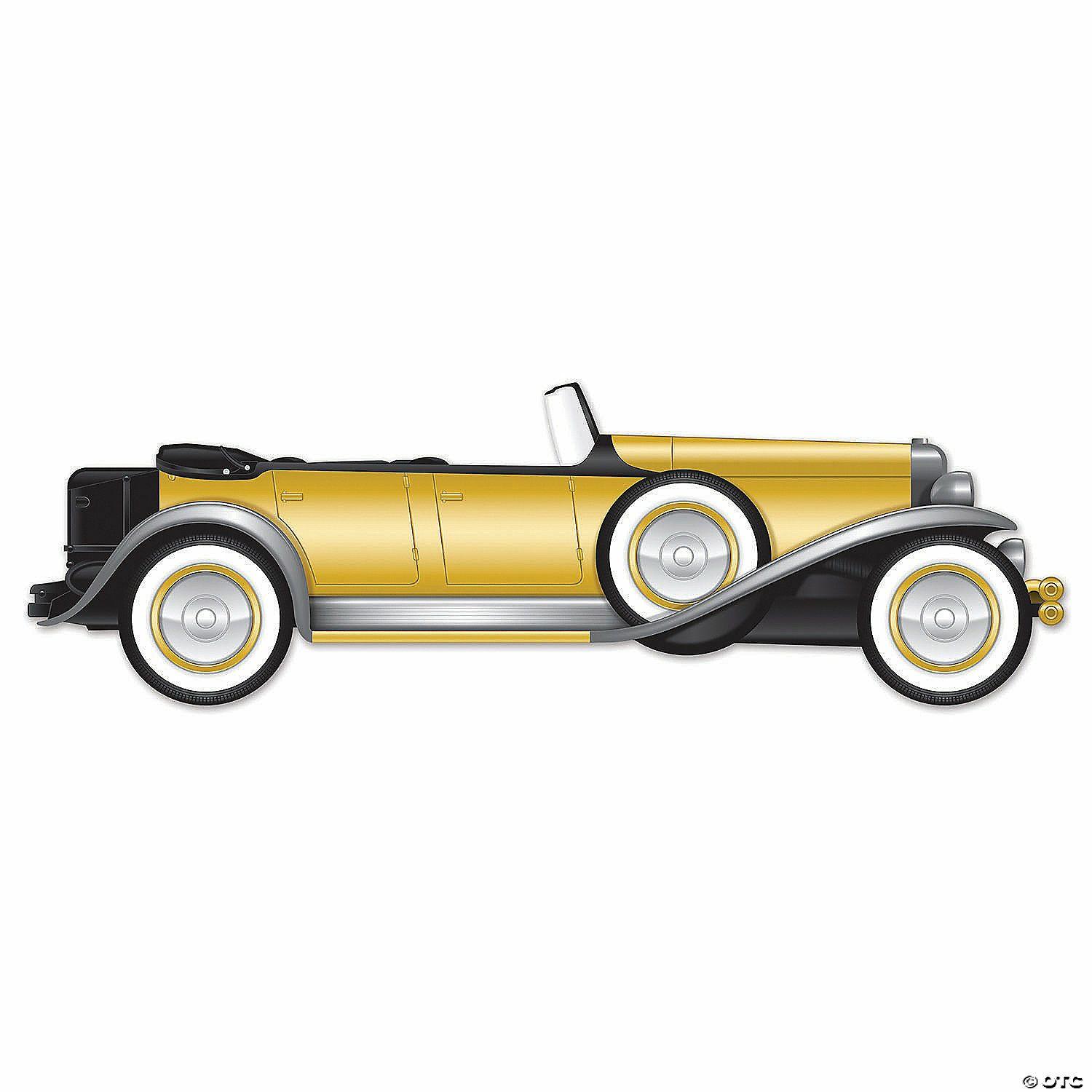 Wall Decorations | Roaring 20s Jointed Roadster Car Sign