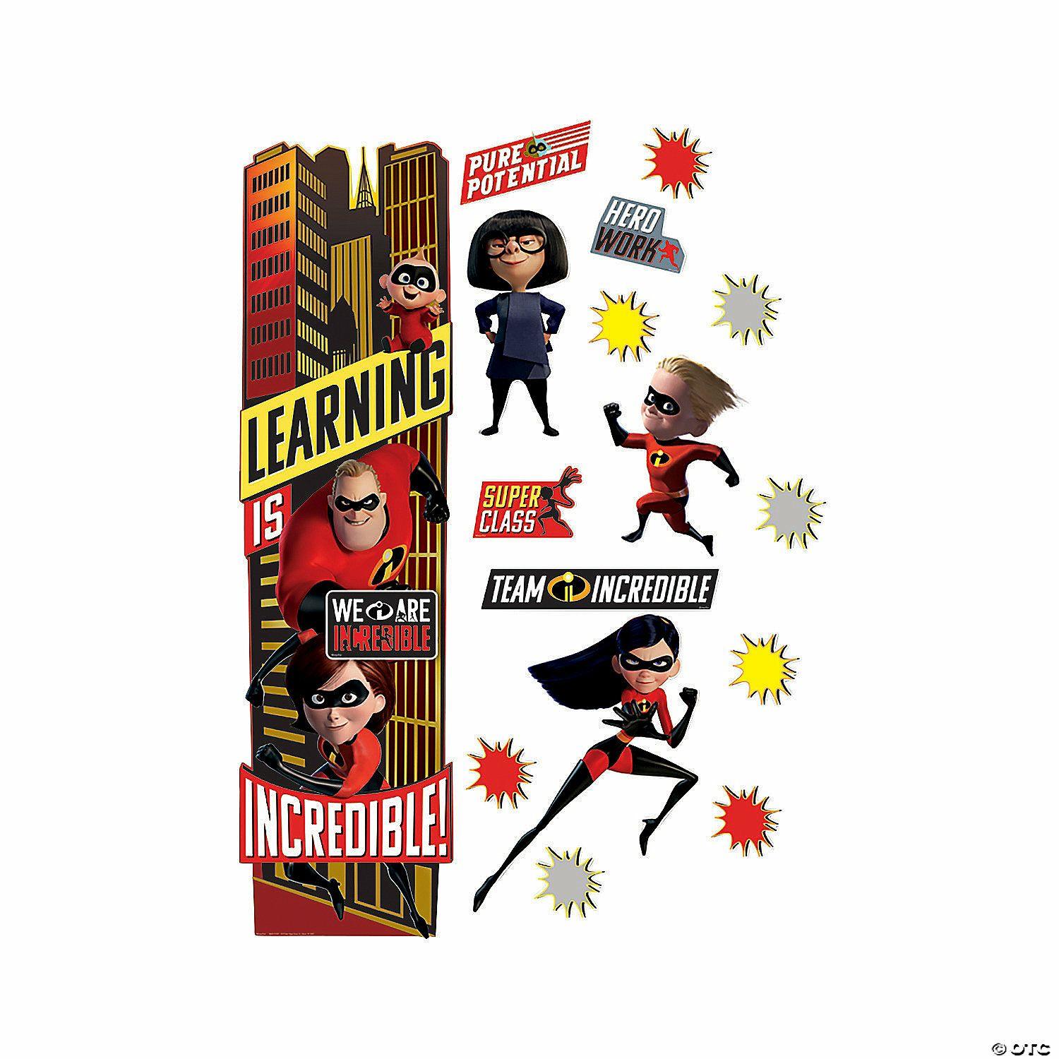 Wall Decorations | The Incredibles™ Door Decorating Kit – 33 Pc.