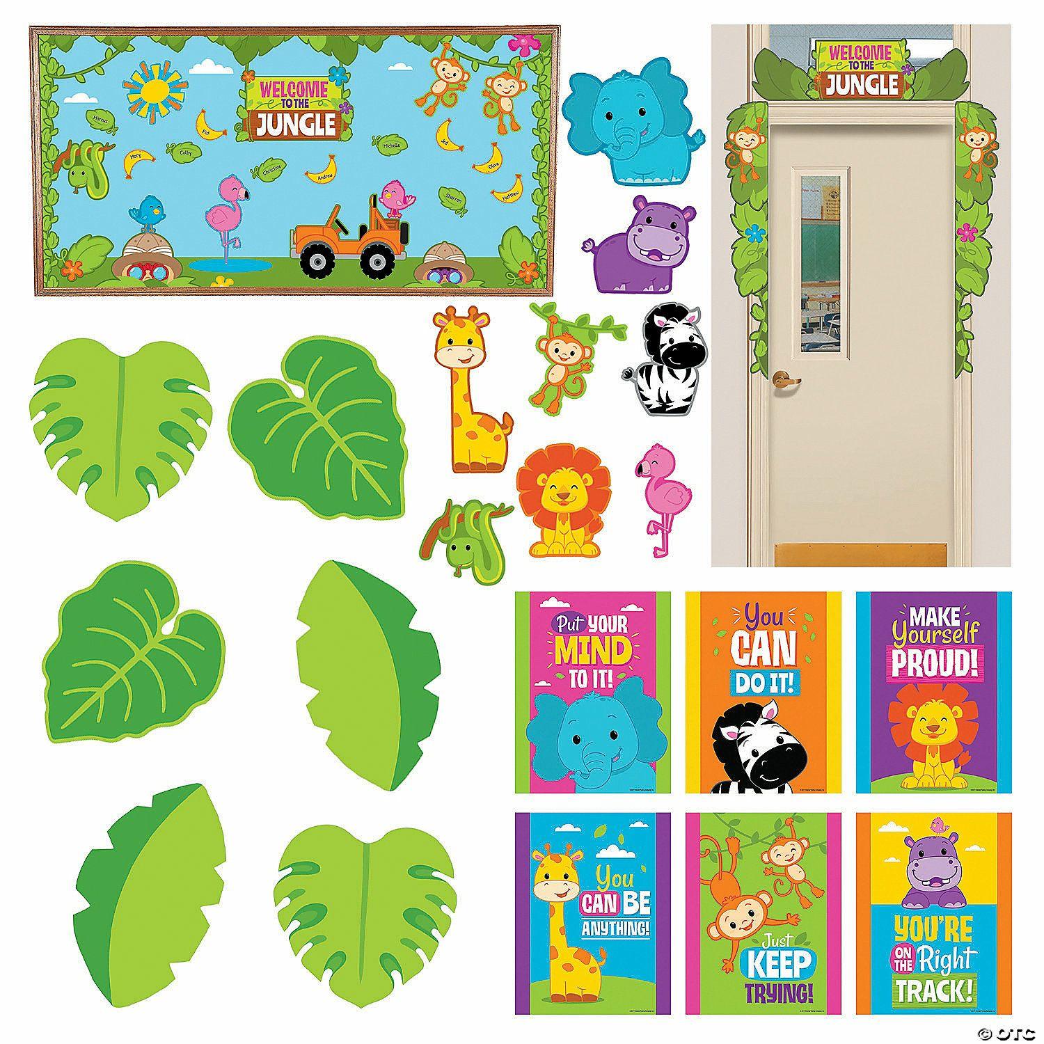 Classroom Decorating Kits | Jungle Classroom Decorating Kit – 145 Pc.