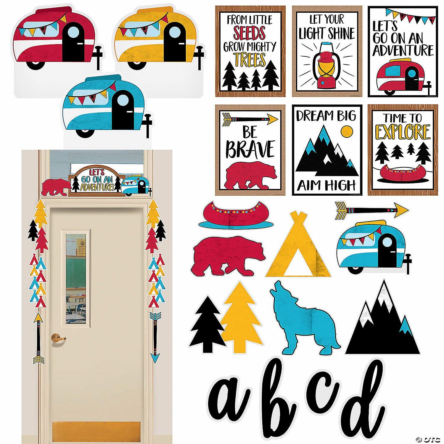 Classroom Decorating Kits | Let&’s Go on an Adventure Classroom Decorating Kit – 141 Pc.