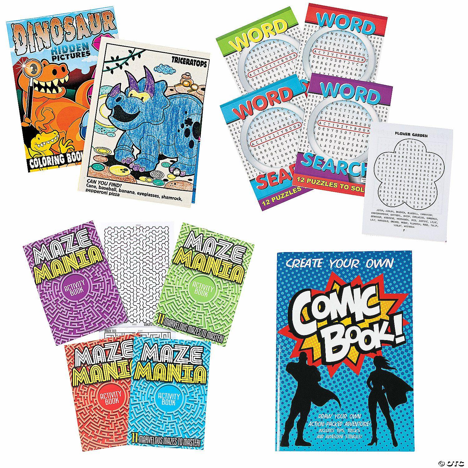 Stationery Kits | Bulk 192 Pc. Activity Book Assortment