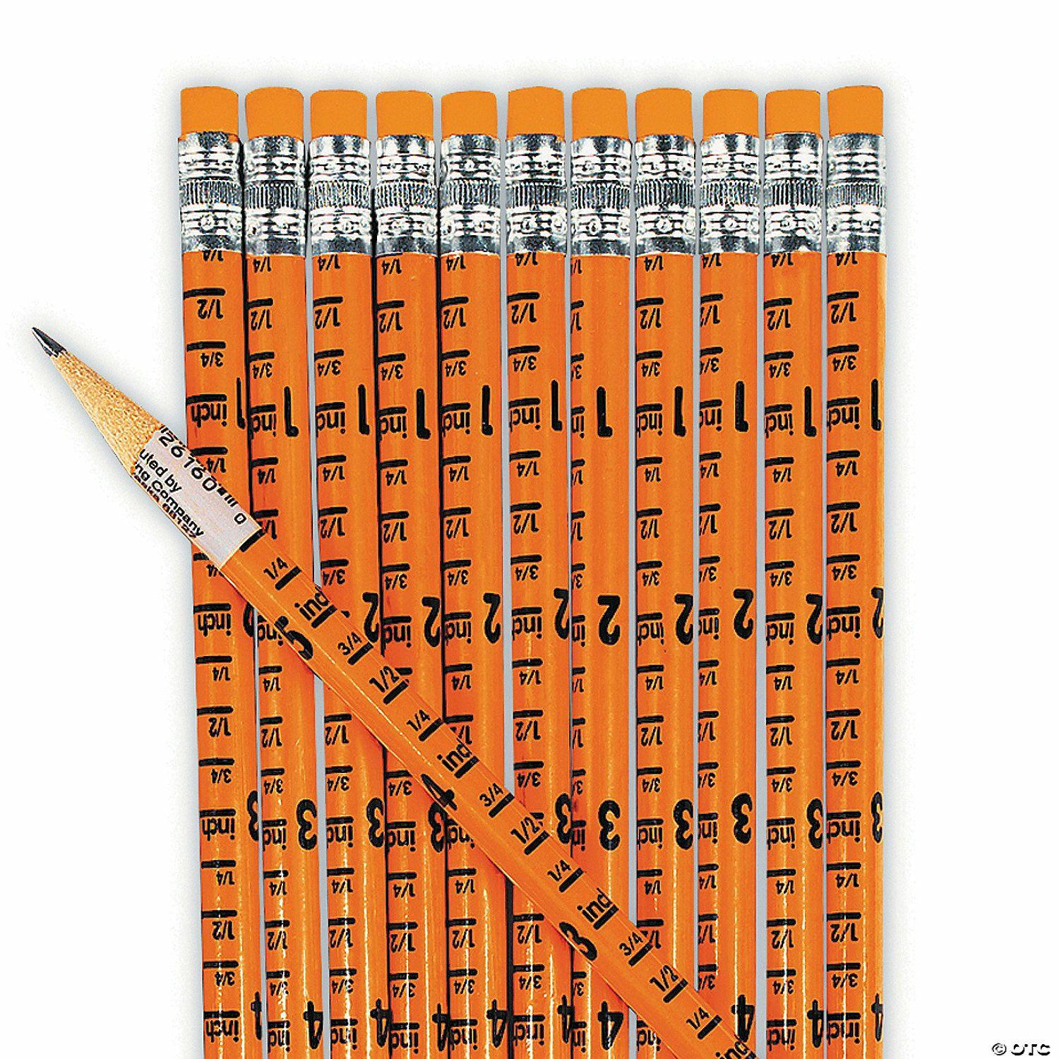 Math | Ruler Pencils – 24 Pc.