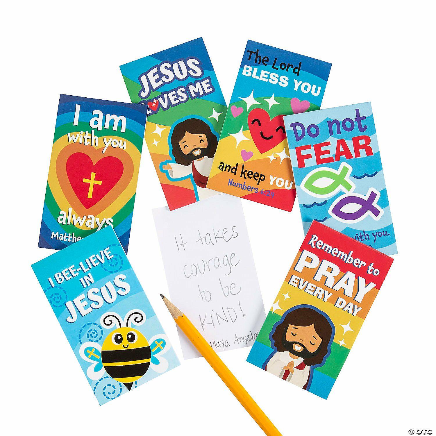 Notepads | Bulk 72 Pc. Mini Religious Notepad Assortment