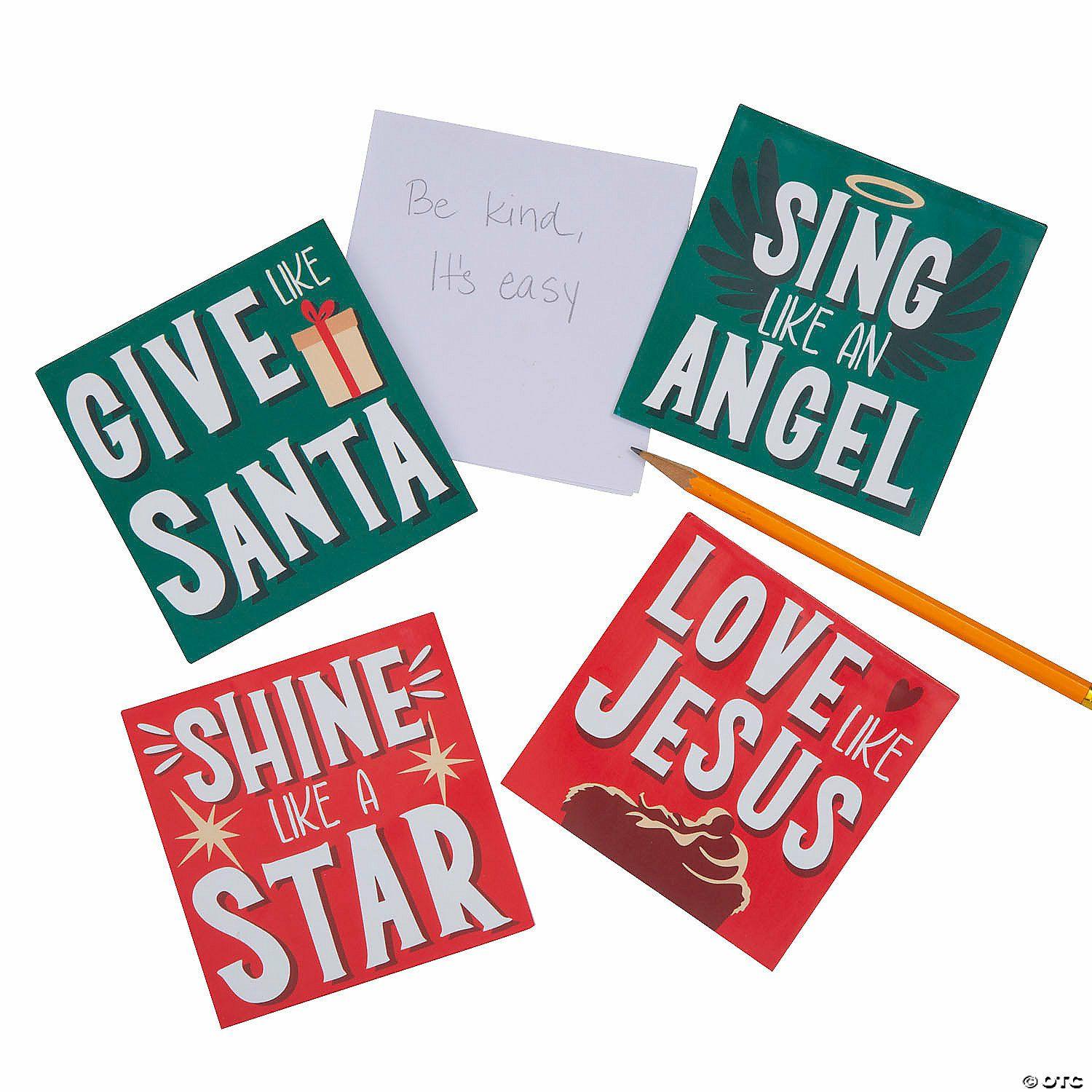 Notepads | Christmas Inspirational Message Notepads – 24 Pc.