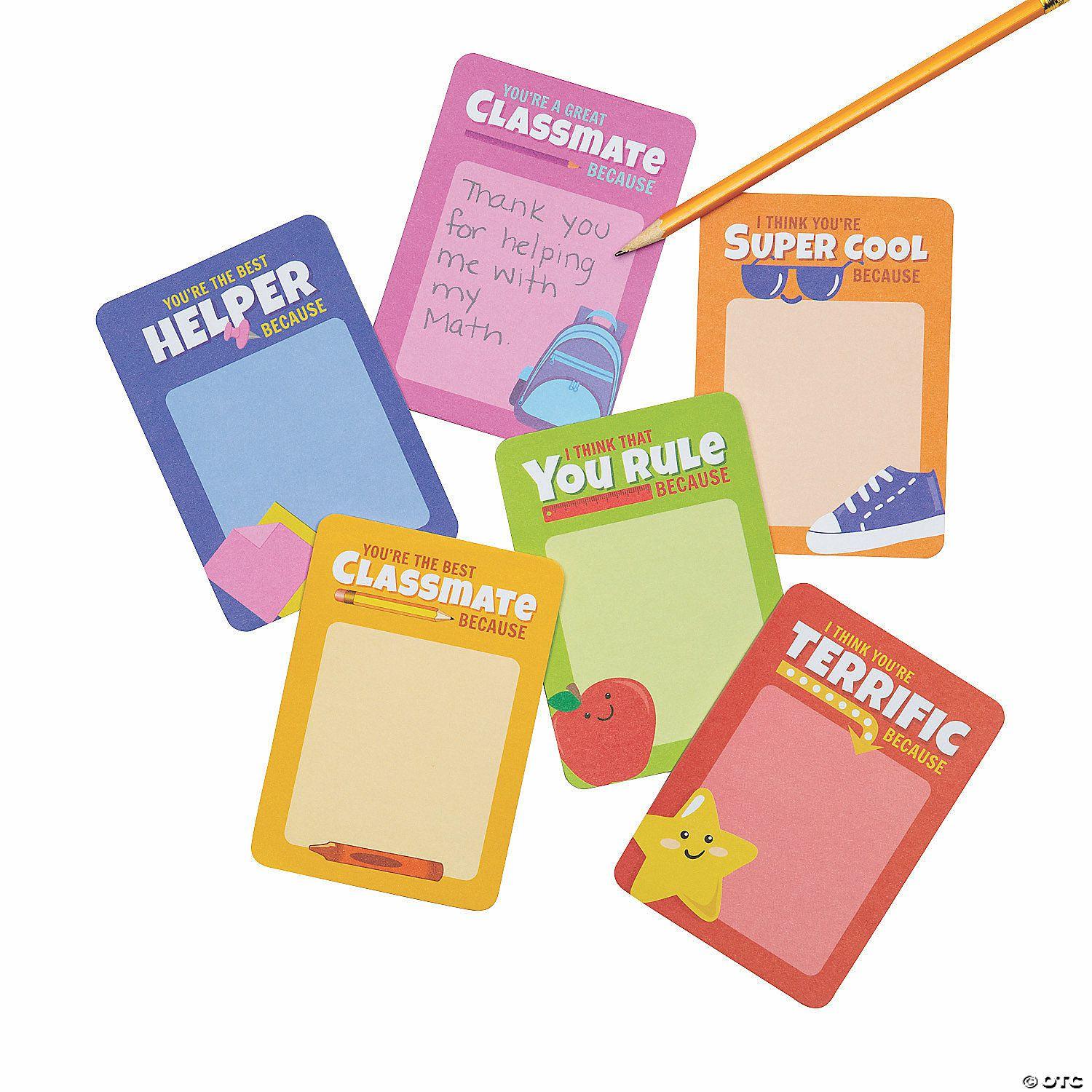 Notepads | You’re the Best Classmate Notepads – 6 Pc.