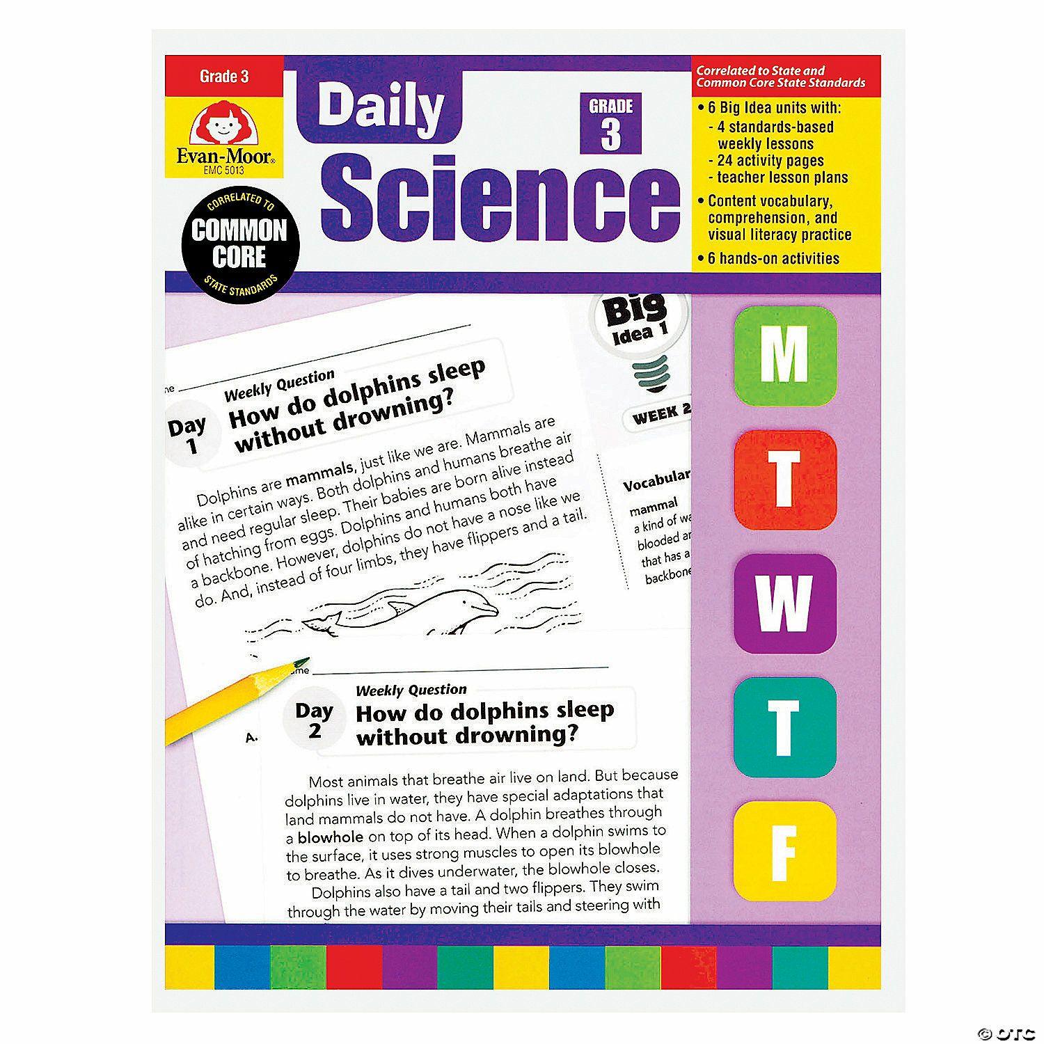 Language Arts | Evan-Moor Daily Science Book, Grade 3