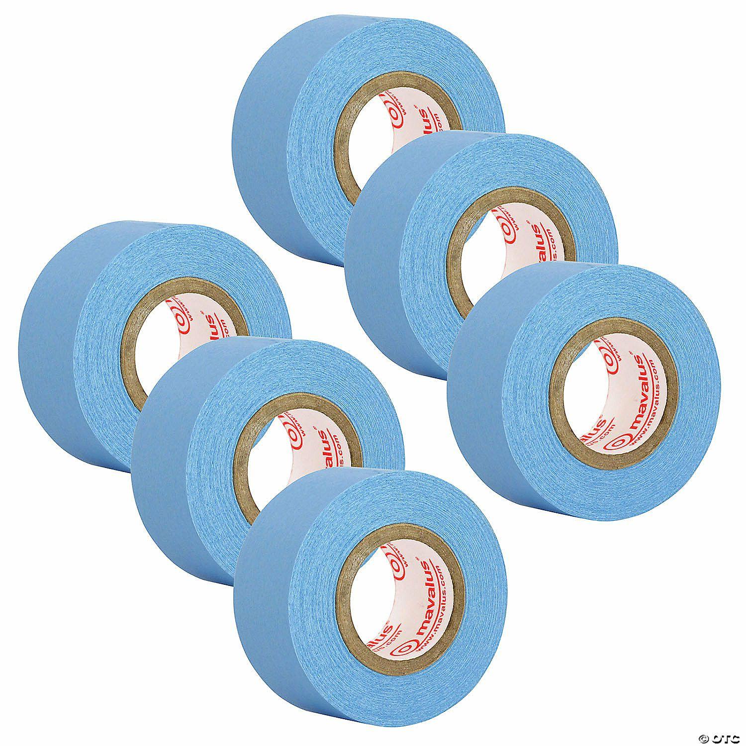 Glue & Adhesives | Mavalus Tape, 1″ x 324″, Blue, 6 Rolls