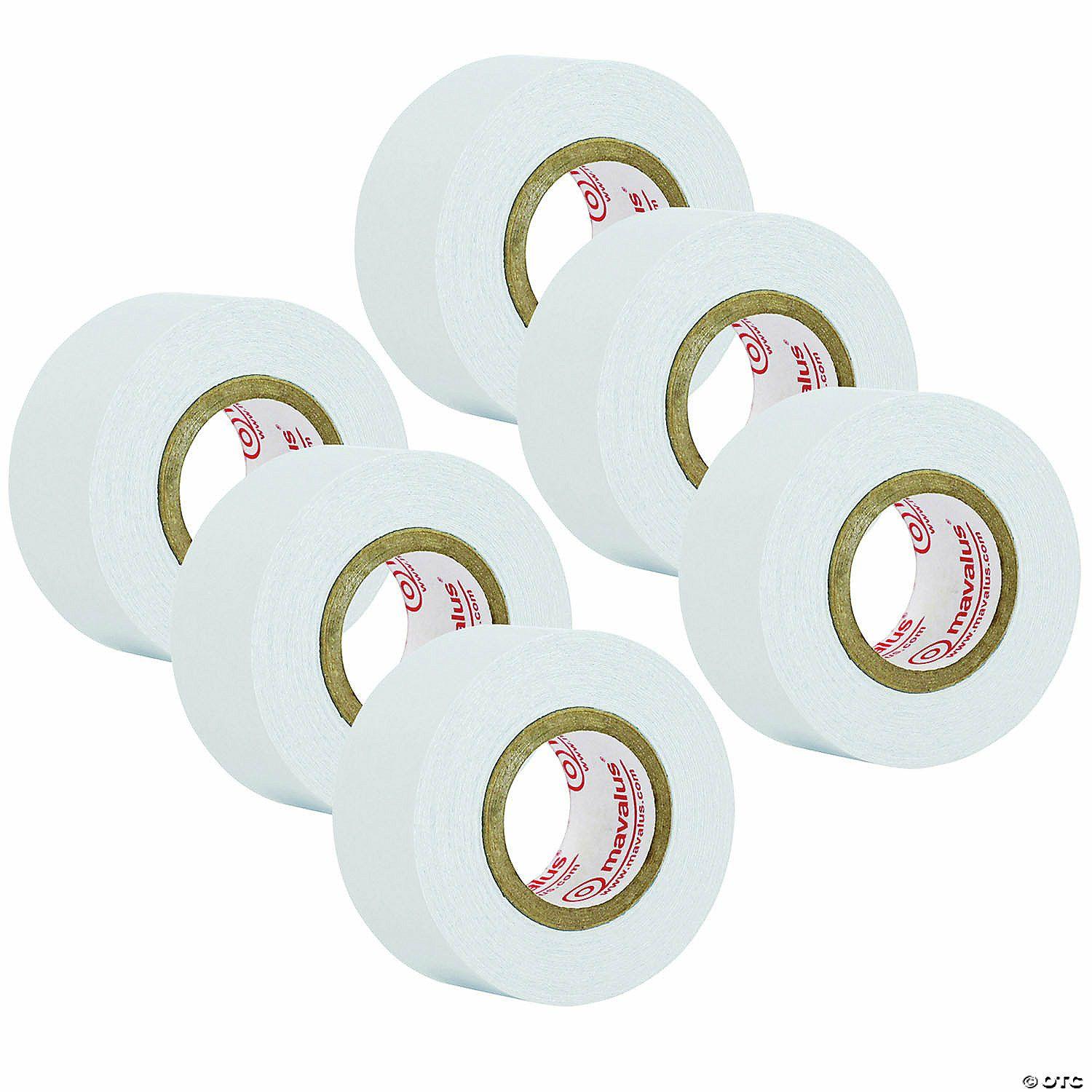 Glue & Adhesives | Mavalus Tape, 1" x 324", White, 6 Rolls